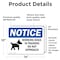 Signmission Working Dogs In Training Do Sign With Symbol, 14 in W x Rectangle, Vinyl Decal OS-2PACK-NS-D-1014-L-19073 - alternate 3